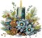 Christmas Diamond Art Painting Kit – 5D DIY Candle & Flower Special Shaped Crystal Diamond Partial Drill Mosaic, Wall Art for Bedroom, Office & Living Room, Holiday Gift Decor
